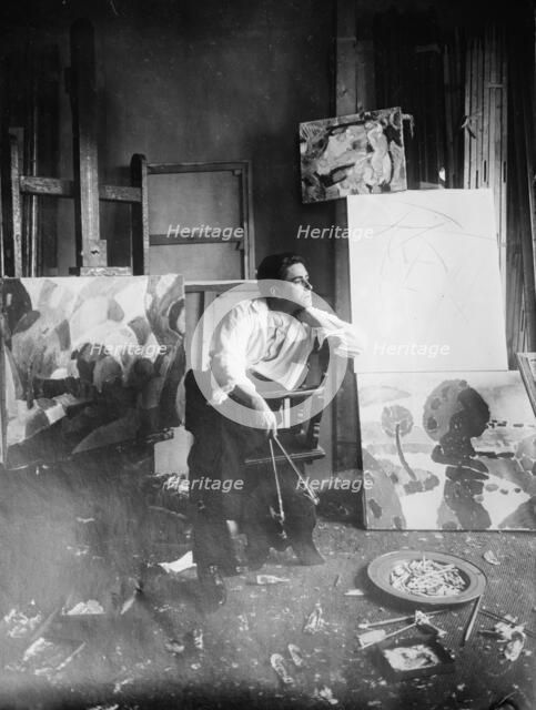 Francis Picabia, between c1910 and c1915. Creators: Bain News Service, George Graham Bain.