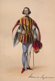 Francis Seymour in costume for Queen Victoria's Bal Costumé, May 12 1842, (1843). Creator: John Richard Coke Smyth