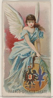 Franco-German Treaty, from the Holidays series (N80) for Duke brand cigarettes, 1890., 1890. Creator: George S. Harris & Sons