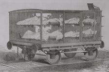 Franco-Prussian War (1870-1871): Casualty transport wagon, 1871. Creator: Unknown