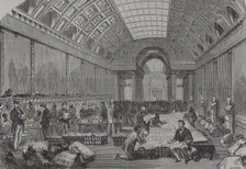 Franco-Prussian War (1870-1871): Central post office, installed in the Gallery of Battles of... 1871 Creators: Fernando Miranda, Manuel Ricord