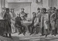 Franco-Prussian War (1870-1871): Armistice ceremony and capitulation of Paris...1871 . Creators: Fernando Miranda, Tomás Carlos Capuz