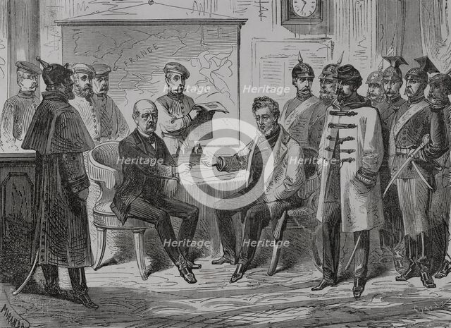 Franco-Prussian War (1870-1871): Armistice ceremony and capitulation of Paris...1871 . Creators: Fernando Miranda, Tomás Carlos Capuz.
