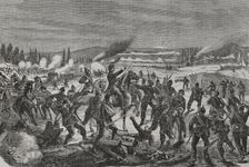 Franco-Prussian War (1870-1871): Battle of Noisseville (31 August 1870), 1870. Creator: Tomás Carlos Capuz