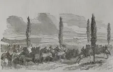 Franco-Prussian War (1870-1871): Battle of Gravelotte (18 August 1870), 1870. Creator: Unknown
