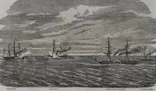 Franco-Prussian War (1870-1871): "Battle of Havana" (9 November 1870), 1870. Creator: Celestino Sadurni