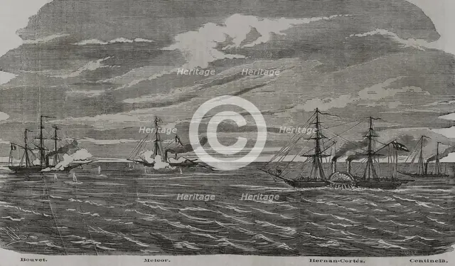 Franco-Prussian War (1870-1871): "Battle of Havana" (9 November 1870), 1870.  Creator: Celestino Sadurni.