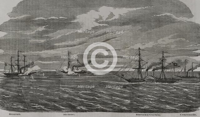 Franco-Prussian War (1870-1871): "Battle of Havana" (9 November 1870), 1870.  Creator: Celestino Sadurni.