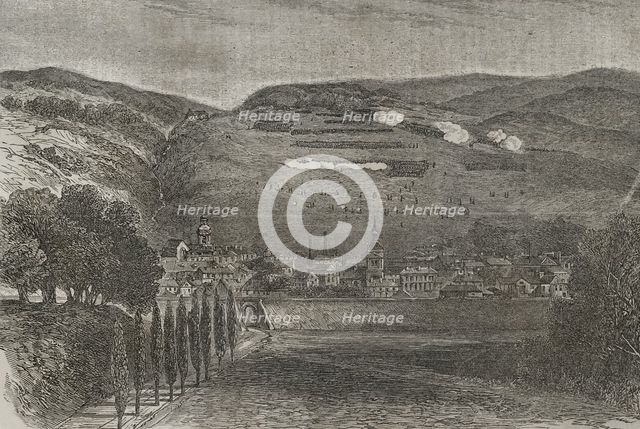 Franco-Prussian War (1870-1871): Battle of Saarbrücken (2 August 1870), 1870. Creator: Unknown.