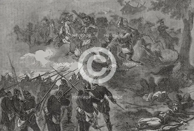 Franco-Prussian War (1870-1871): Battle of Sedan (1-2 September 1870).  Creator: Tomás Carlos Capuz.