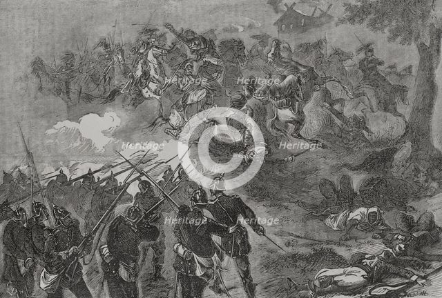 Franco-Prussian War (1870-1871): Battle of Sedan (1-2 September 1870).  Creator: Tomás Carlos Capuz.
