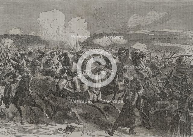 Franco-Prussian War (1870-1871): Battle of Wörth, 6 August 1870, (1870).  Creator: Unknown.