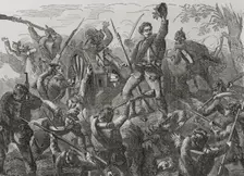 Franco-Prussian War (1870-1871): Battle of Wörth, 6 August 1870, 1870. Creator: Unknown
