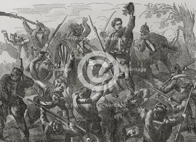 Franco-Prussian War (1870-1871): Battle of Wörth, 6 August 1870, 1870. Creator: Unknown.
