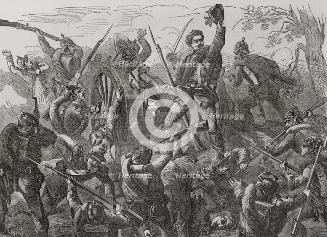 Franco-Prussian War (1870-1871): Battle of Wörth, 6 August 1870, 1870. Creator: Unknown.