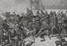 Franco-Prussian War (1870-1871): General von Budritzki (1812-1876) leading the Prussian army...1871. Creator: Unknown