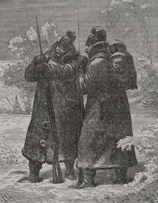 Franco-Prussian War (1870-1871): German outposts, 1871. Creator: Unknown