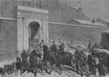 Franco-Prussian War (1870-1871): Entry of the Germans into the Fort Mont-Valérien, Siege of...1871. Creators: Fernando Miranda, Tomás Carlos Capuz