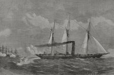 Franco-Prussian War (1870-1871): Engagement of the "Grille" with French warships, 1870. Creator: Tomás Carlos Capuz