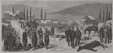 Franco-Prussian War (1870-1871): French camp in Neuchâtel (Switzerland), 1871. Creators: Fernando Miranda, Manuel Ricord