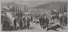 Franco-Prussian War (1870-1871): French camp in Neuchâtel (Switzerland), 1871. Creators: Fernando Miranda, Manuel Ricord