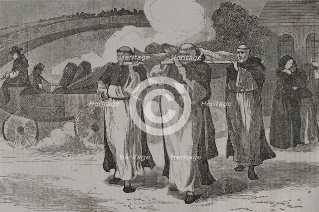 Franco-Prussian War (1870-1871): French religious ambulances, 1870.  Creator: Unknown.