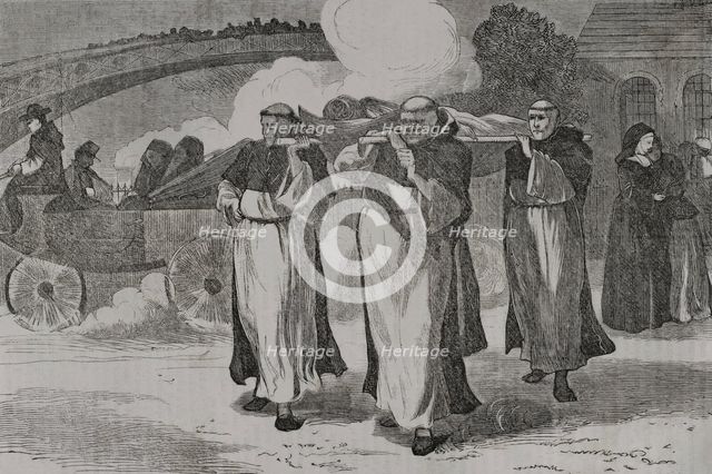 Franco-Prussian War, (1870-1871): French religious ambulances, 1870.  Creator: Unknown.