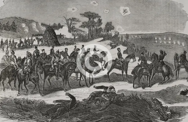 Franco-Prussian War (1870-1871): Second Battle of Orléans (3-4 December 1870), 1871. Creator: Artigas.