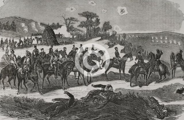 Franco-Prussian War (1870-1871): Second Battle of Orléans (3-4 December 1870), 1871. Creator: Artigas.