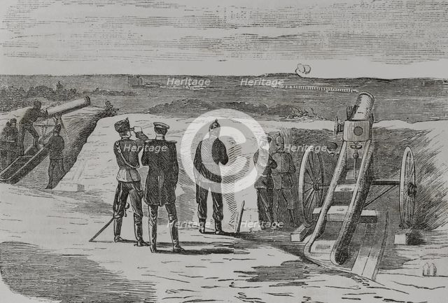 Franco-Prussian War (1870-1871): Siege of Metz (19 August to 27 October 1870), 1870.  Creator: Unknown.