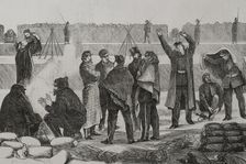 Franco-Prussian War (1870-1871): Siege of Paris, 1871. Creator: Enrique Laporta Valor