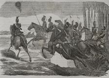 Franco-Prussian War (1870-1871): Siege of Paris, 1871. Creator: Tomas Padro Pedret