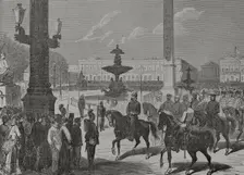 Franco-Prussian War (1870-1871): Siege of Paris (19 September 1870 to 28 January 1871), 1871. Creator: Fernando Miranda