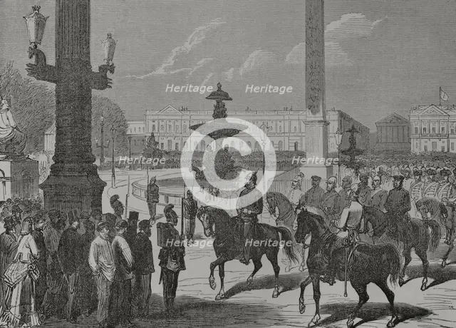 Franco-Prussian War (1870-1871): Siege of Paris (19 September 1870 to 28 January 1871), 1871.   Creator: Fernando Miranda.