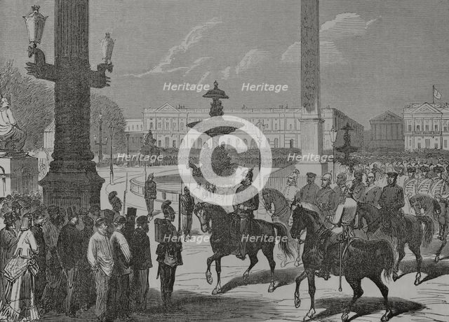 Franco-Prussian War (1870-1871): Siege of Paris (19 September 1870 to 28 January 1871), 1871.   Creator: Fernando Miranda.