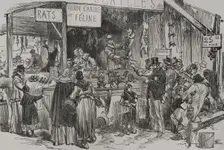 Franco-Prussian War (1870-1871): Siege of Paris (19 September 1870 to 28 January 1871), 1871. Creator: Unknown