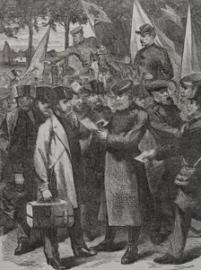 Franco-Prussian War (1870-1871): Siege of Paris (19 September 1870 to 28 January 1871), 1871. Creator: Unknown