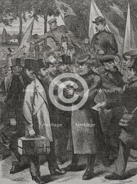 Franco-Prussian War (1870-1871): Siege of Paris (19 September 1870 to 28 January 1871), 1871.  Creator: Unknown.