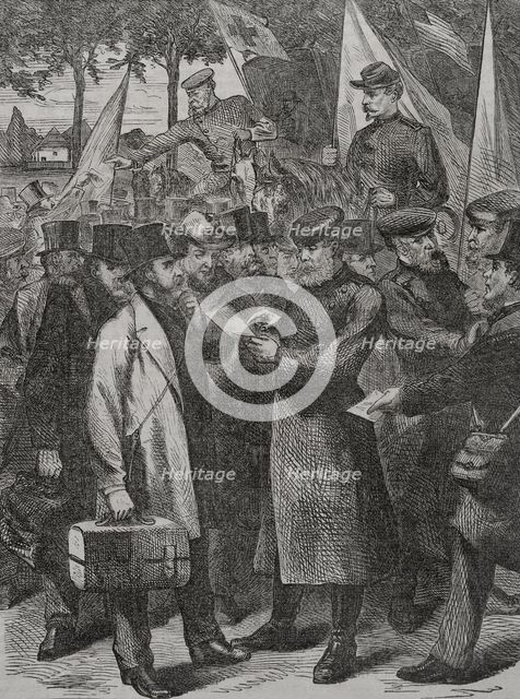 Franco-Prussian War (1870-1871): Siege of Paris (19 September 1870 to 28 January 1871), 1871.  Creator: Unknown.