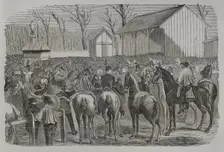 Franco-Prussian War (1870-1871): Siege of Paris (19 September 1870 to 28 January 1871), 1871. Creator: Unknown