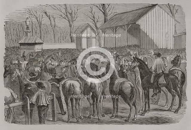 Franco-Prussian War (1870-1871): Siege of Paris (19 September 1870 to 28 January 1871), 1871. Creator: Unknown.