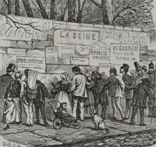 Franco-Prussian War (1870-1871): Siege of Paris (19 September 1870 to 28 January 1871), 1870. Creator: Joaquín Sierra y Ponzano