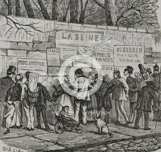 Franco-Prussian War (1870-1871): Siege of Paris (19 September 1870 to 28 January 1871), 1870. Creator: Joaquín Sierra y Ponzano.
