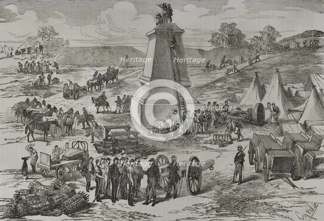 Franco-Prussian War (1870-1871): Siege of Paris (19 September 1870 to 28 January 1871), 1870. Creator: Tomás Carlos Capuz.
