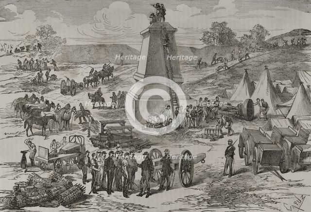 Franco-Prussian War (1870-1871): Siege of Paris (19 September 1870 to 28 January 1871), 1870. Creator: Tomás Carlos Capuz.