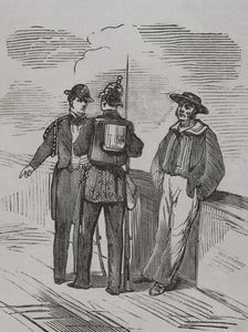 Franco-Prussian War (1870-1871): Prussian squadron seamen, 1870. Creator: Unknown