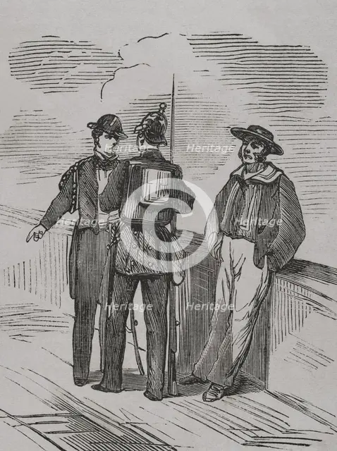 Franco-Prussian War (1870-1871): Prussian squadron seamen, 1870. Creator: Unknown.