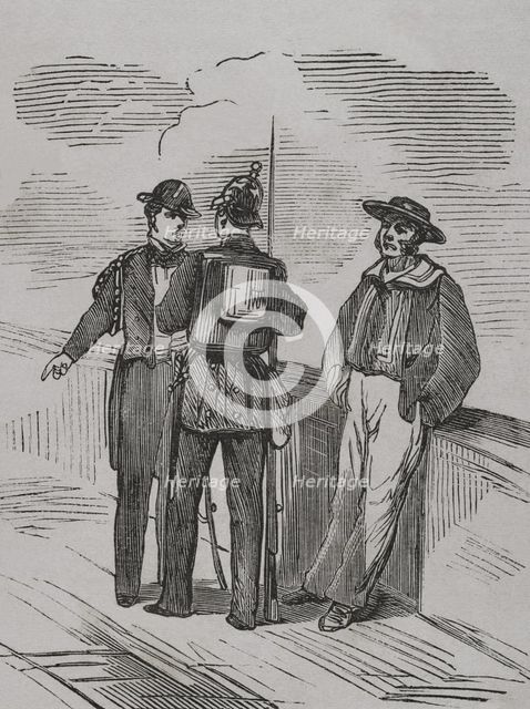 Franco-Prussian War (1870-1871): Prussian squadron seamen, 1870. Creator: Unknown.