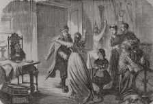 Franco-Prussian War (1870-1871): The return of the German soldier, 1871. Creator: Fusté
