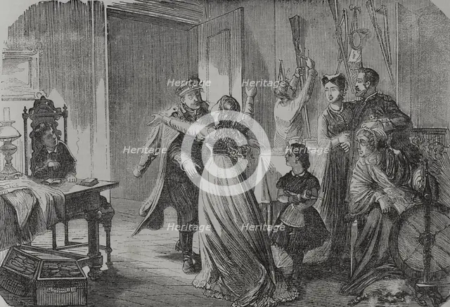 Franco-Prussian War (1870-1871): The return of the German soldier, 1871. Creator: Fusté.